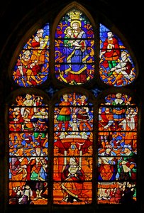 ジェシーの木を描いた窓、1532年頃 作： French School